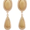 Erica Lyons Gold Tone Drop Clip Earrings -Erica Lyons Shop Belk 786