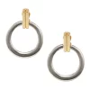 Erica Lyons 2 Tone Door Knocker Clip Earrings -Erica Lyons Shop Belk 803
