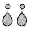 Erica Lyons Silver-Tone Texture Me Later Teardrop Pierced Earrings 1 Erica Lyons Silver-Tone Texture Me Later Teardrop Pierced Earrings -Erica Lyons Shop Belk 813