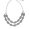 Erica Lyons Silver-Tone Texture Me Later Double Row Necklace -Erica Lyons Shop Belk 815