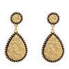 Erica Lyons Gold-Tone Metal Drop Earrings -Erica Lyons Shop Belk 836