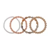 Erica Lyons Lab Created Gold Tone Set of 5 Beaded Stretch Bracelets -Erica Lyons Shop Belk 887
